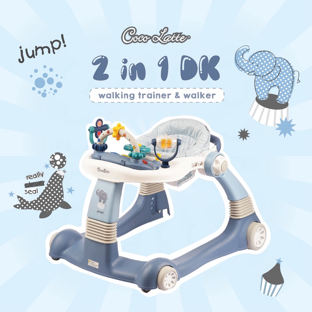 COCOLATTE Baby Walker 2in1 / Walking trainer &amp; Walker Coco Latte