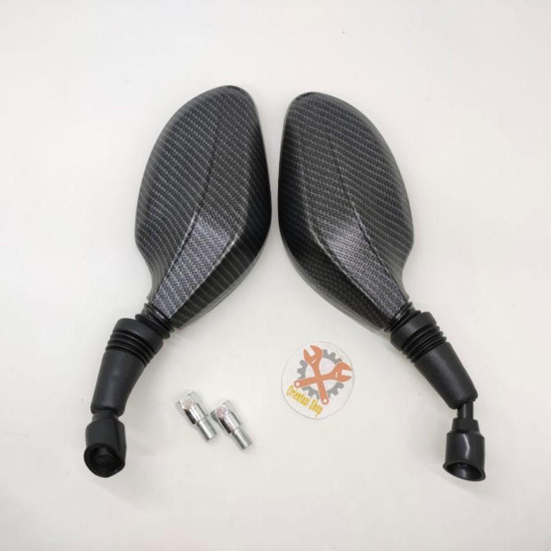 Spion Click Carbon Beat Vario Nmax Pcx Aerok Mio Scoopy spion klik Honda Yamaha Click Gelap