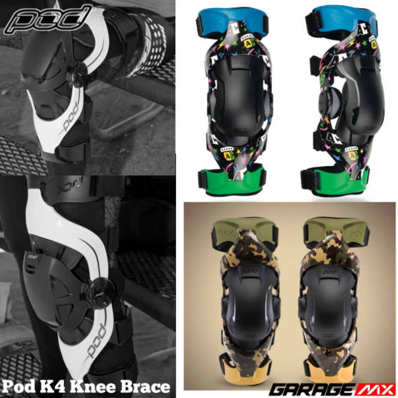KNEE BRACE PELINDUNG LUTUT POD K4 AC9 LIMITED EDITION