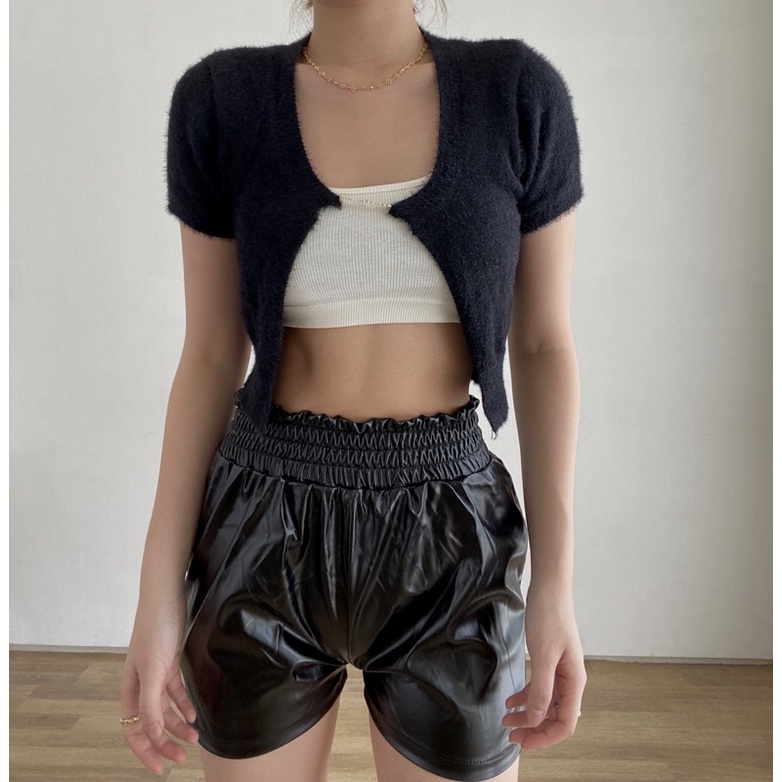 Luvre Top & Short Leather Pants