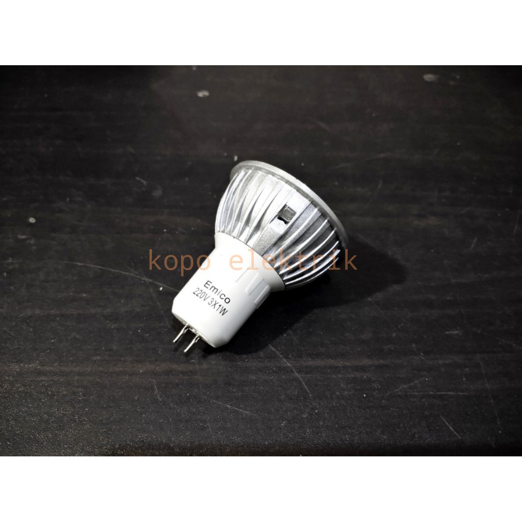 Lampu Sorot Led Halogen 3w / 3 watt Tusuk