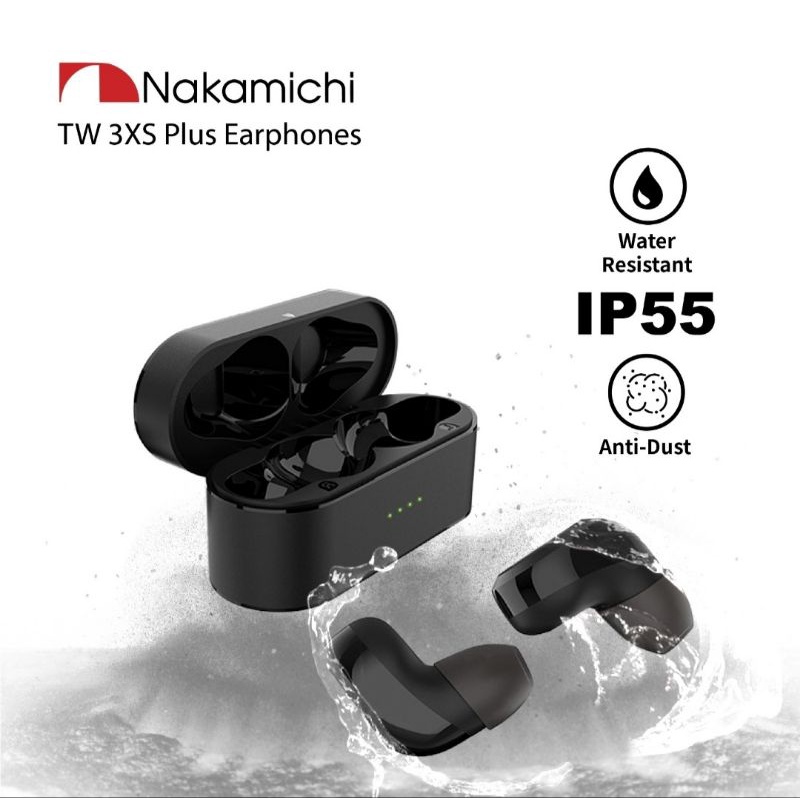 Nakamichi TW 3XS Plus Earphone - Black