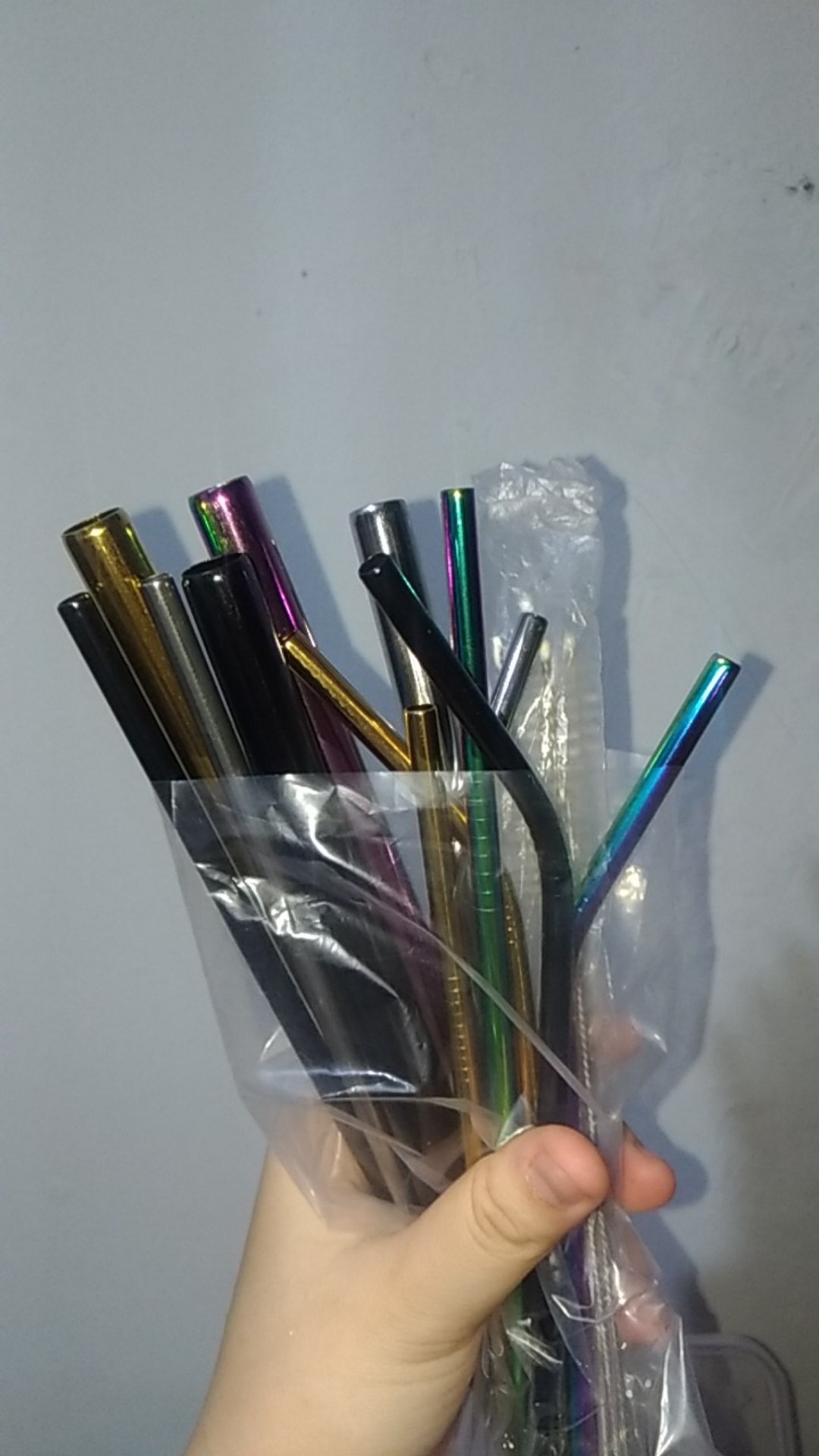 Sedotan Stainless Termurah Straw Brush Paket Boba