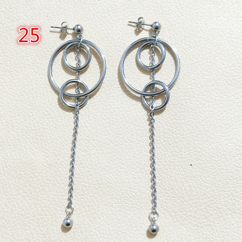 KPOP Set Anting Tusuk + Jepit Model Kpop BTS Ukuran 21-25