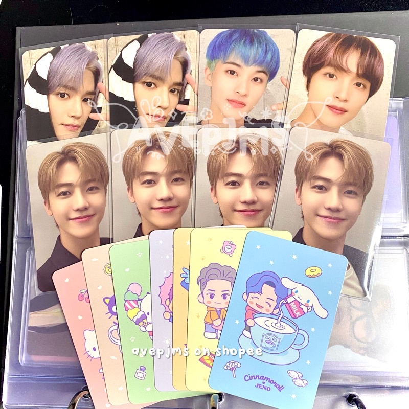 [ ready stock ] NCT x Sanrio trading card A version official pc jaemin haechan mark taeyong characte