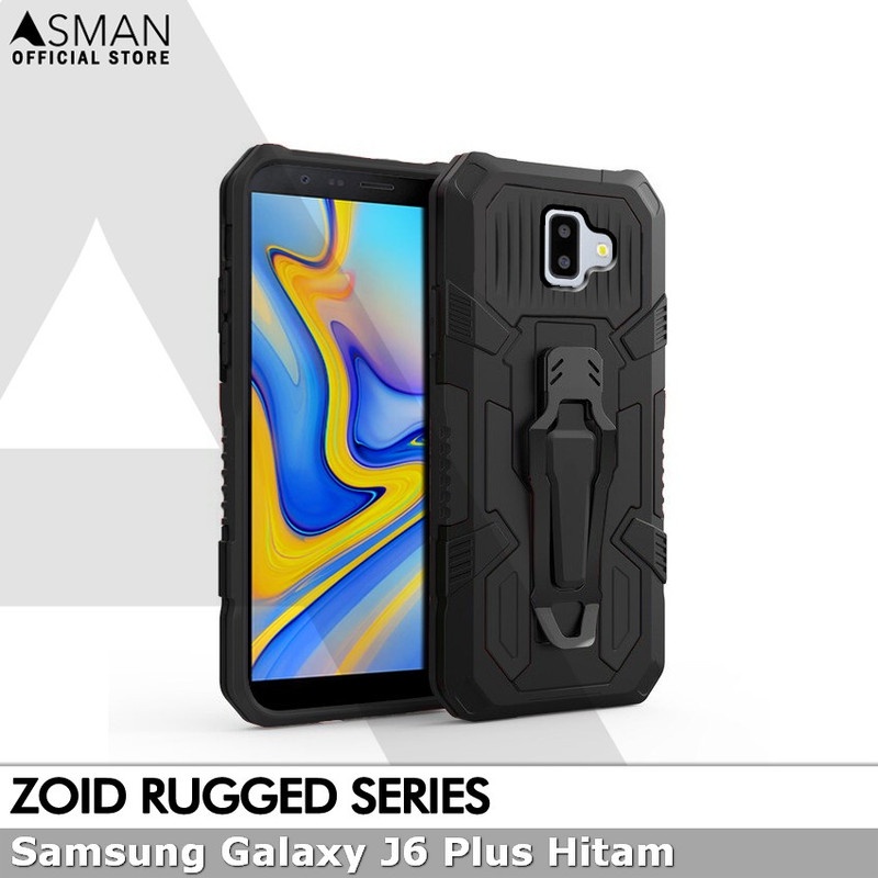 Asman Case Samsung Galaxy J6 Plus Zoid Ruged Armor Premium