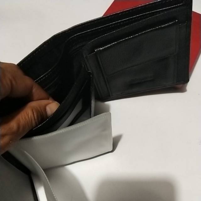 Dompet lipat pria kulit asli arm302 impor elegan