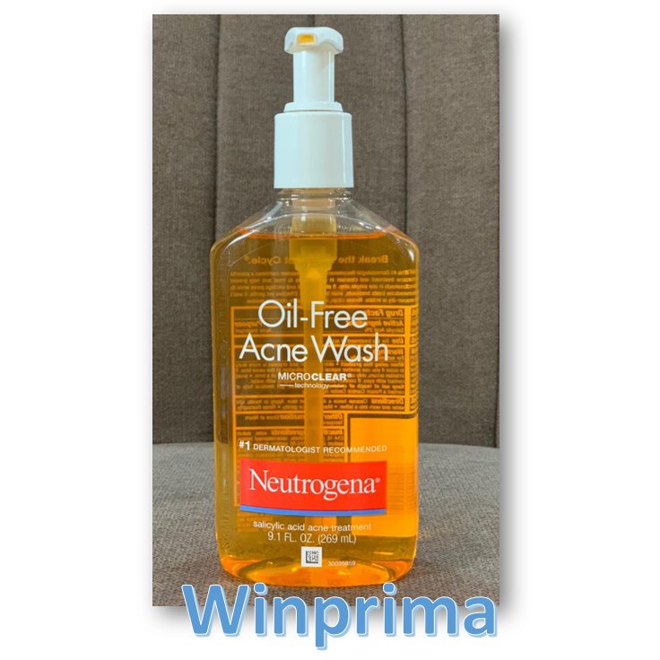 Neutrogena Oil Free Acne Wash 269 Ml - Facial Wash Shopee Indonesia