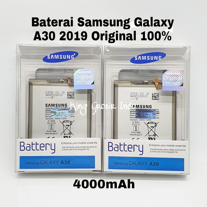 Baterai Samsung Galaxy A30 2019 Original 100% Battery A30 2019  Batere  A30 2019 DC88