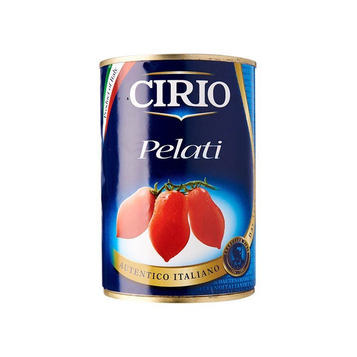 

Cirio Whole Peeled Plum Tomato 400 GR Tomat Kupas Dalam Jus Tomat