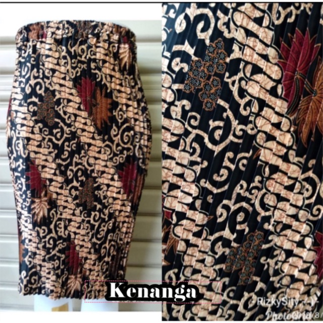 ROK PLISKET PENDEK BATIK
