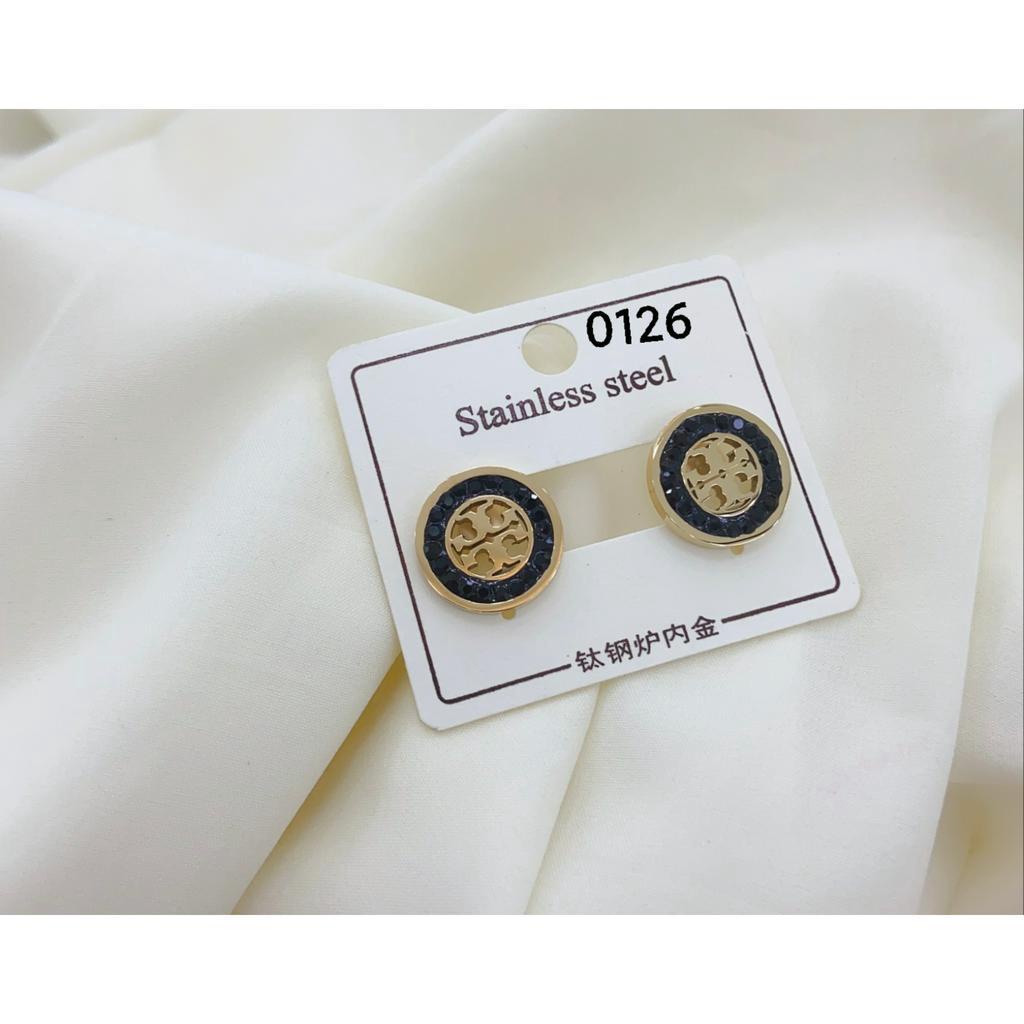 Anting Titanium Permata Perhiasan Fashion 0126