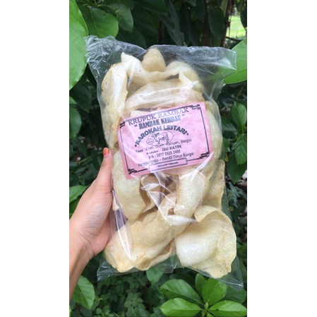 

Krupuk Rambak Kulit Kerbau Putih Barokah Lestari