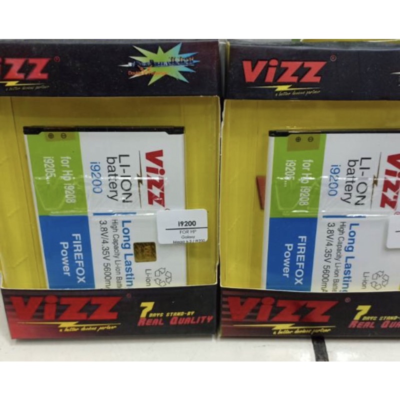 BATERAI VIZZ SAMSUNG I9200 / MEGA 6.3 - BATERE DAUBLE POWER VIZZ SAMSUNG MEGA 6.3 / I9200 -BENUA DUNIA