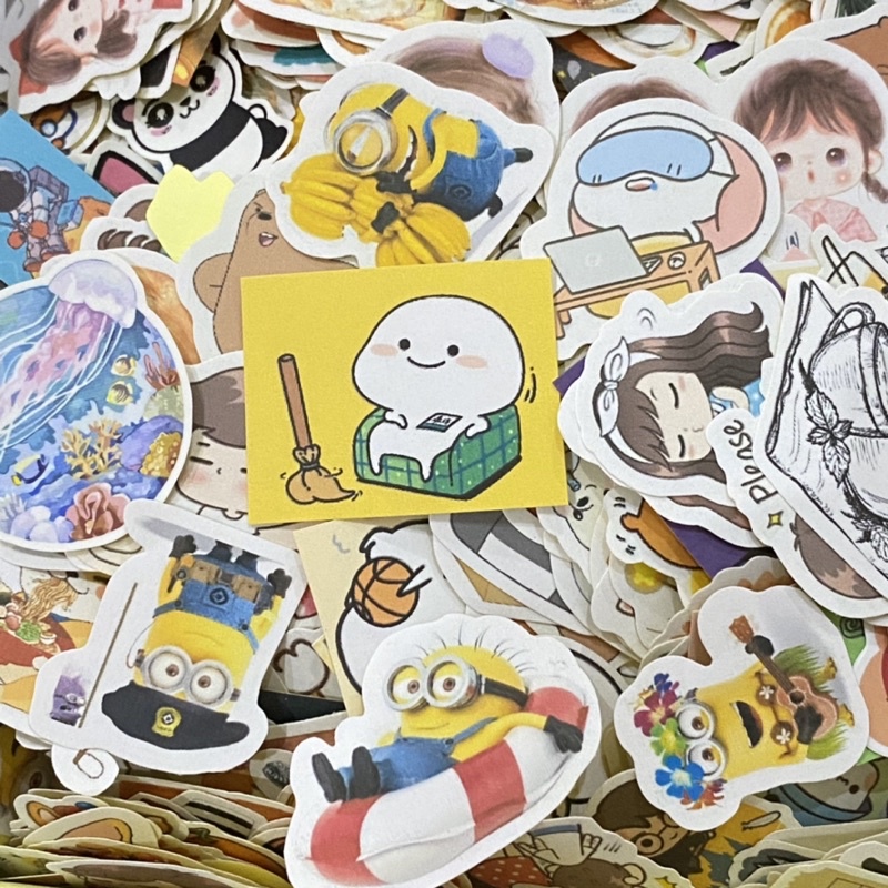 

sticker lucu aesthetic satuan