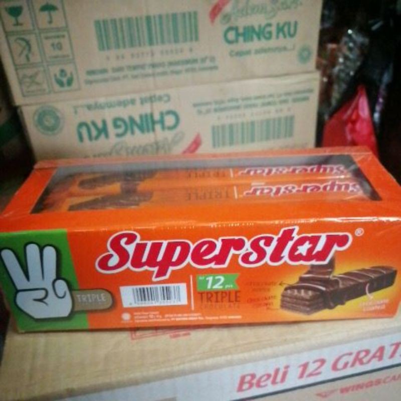 

Superstar Triple Chocolate isi 12 @18gr