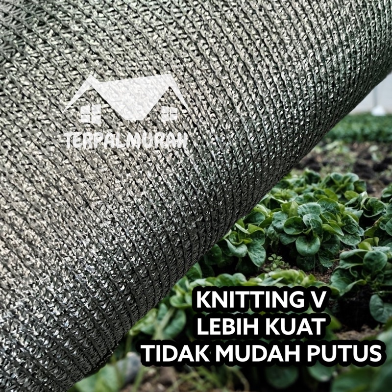 termurah❗️Paranet 75% Korea Lebar 3 Meter GRADE A Rajut V Tebal Awet Murah (jaring shading net)