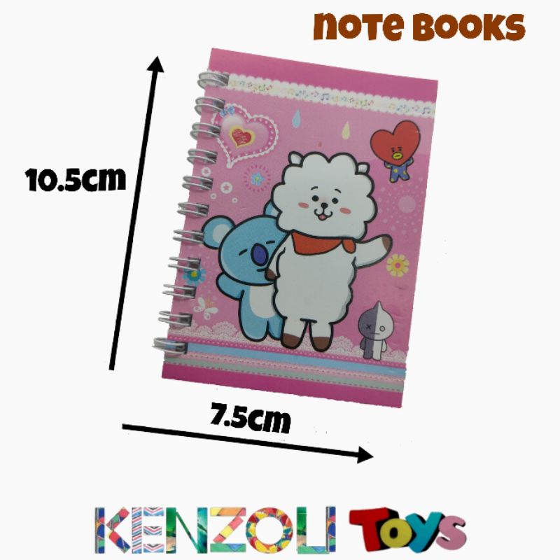 Notebook Karakter Rtng isi 4pc