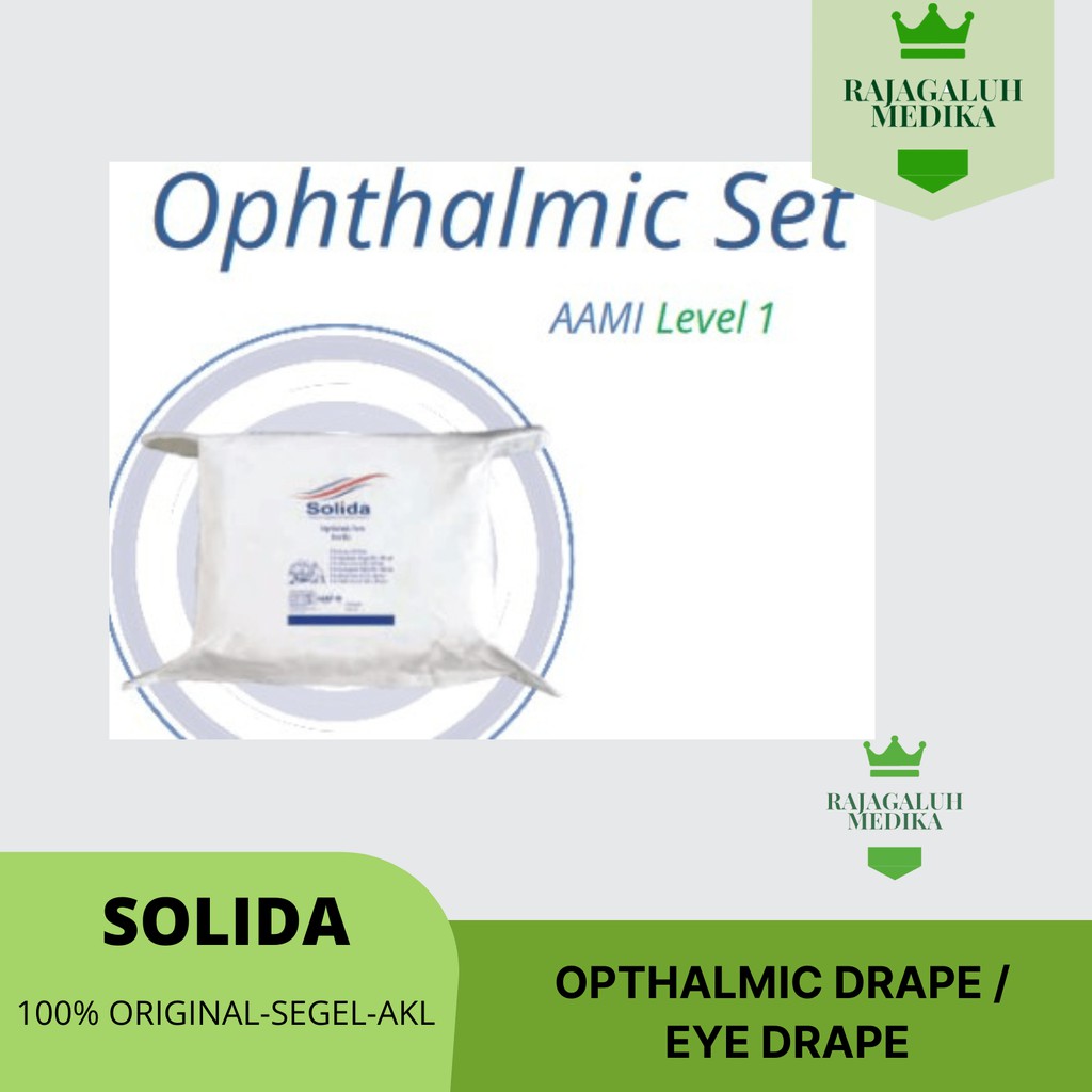 SOLIDA OPTHALMIC DRAPE / EYE DRAPE / DRAPE OPERASI MATA DISPOSABLE