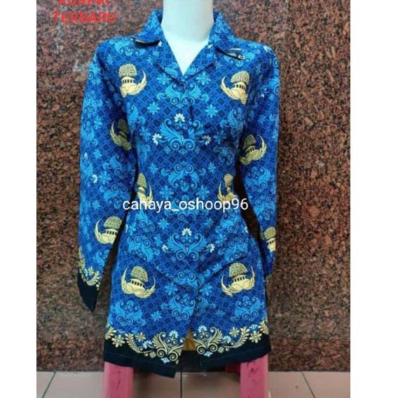 baju korpri wanita bahan katun C40s / Korpri wanita2022/seragam korpri Korpri murah/batik korpri ▫ B