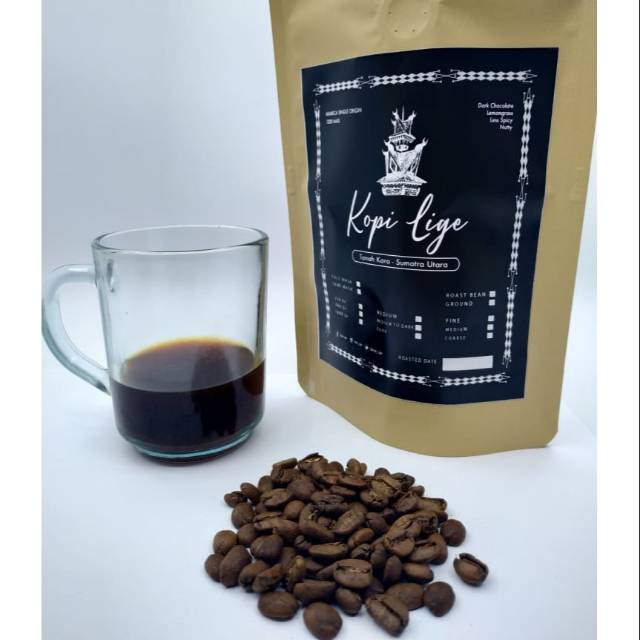 

250 gr Kopi Lige roast bean ( biji ) SM