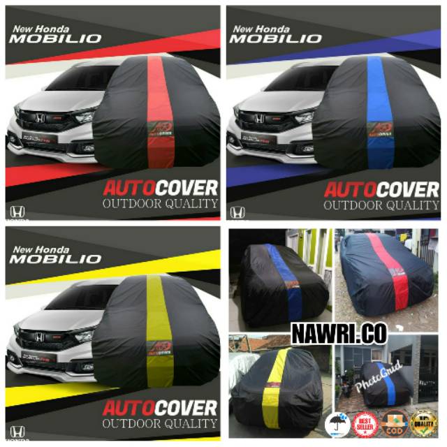 Cover Mobil Honda Mobilio Sarung Penutup body mobil Honda New Mobilio Waterproof Nanopolyster