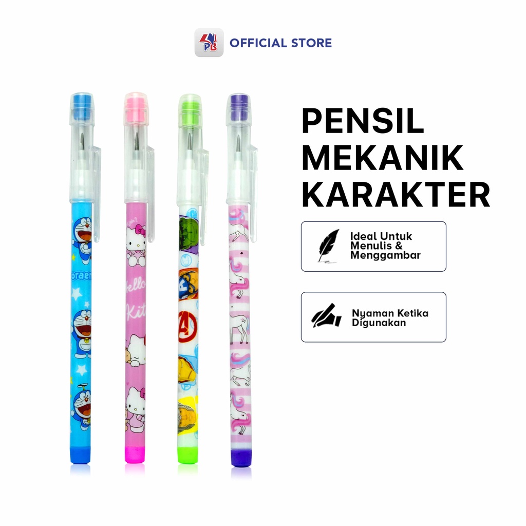 

Pensil Susun Sambung / Pensil Karakter / Pensil Gambar / Alat Tulis Motif Karakter Anak Anak