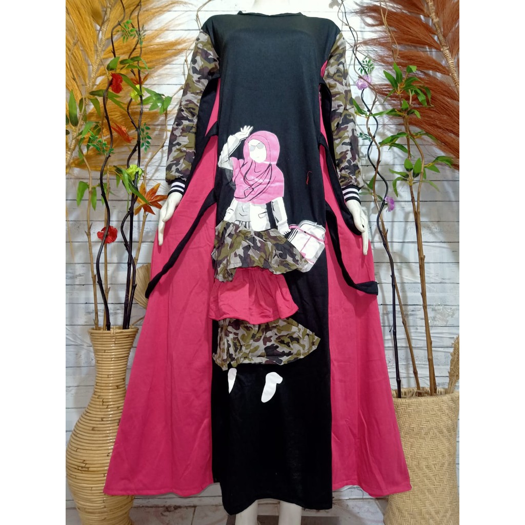 LANGSUNG KIRIM gamisd chitato / gamis berbytery import