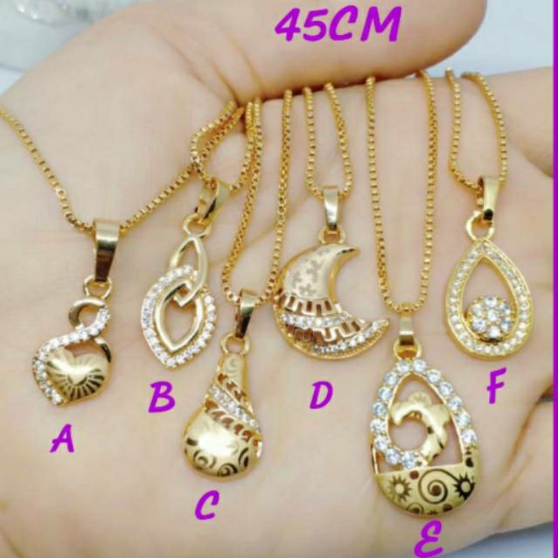 Kalung new fashion permata uk45cm ☆KX-1☆