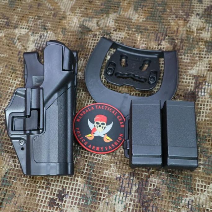 BARANG BARU Holster Mag4 / Holster pindad magnum 4 satu set magazine Holster mag 4