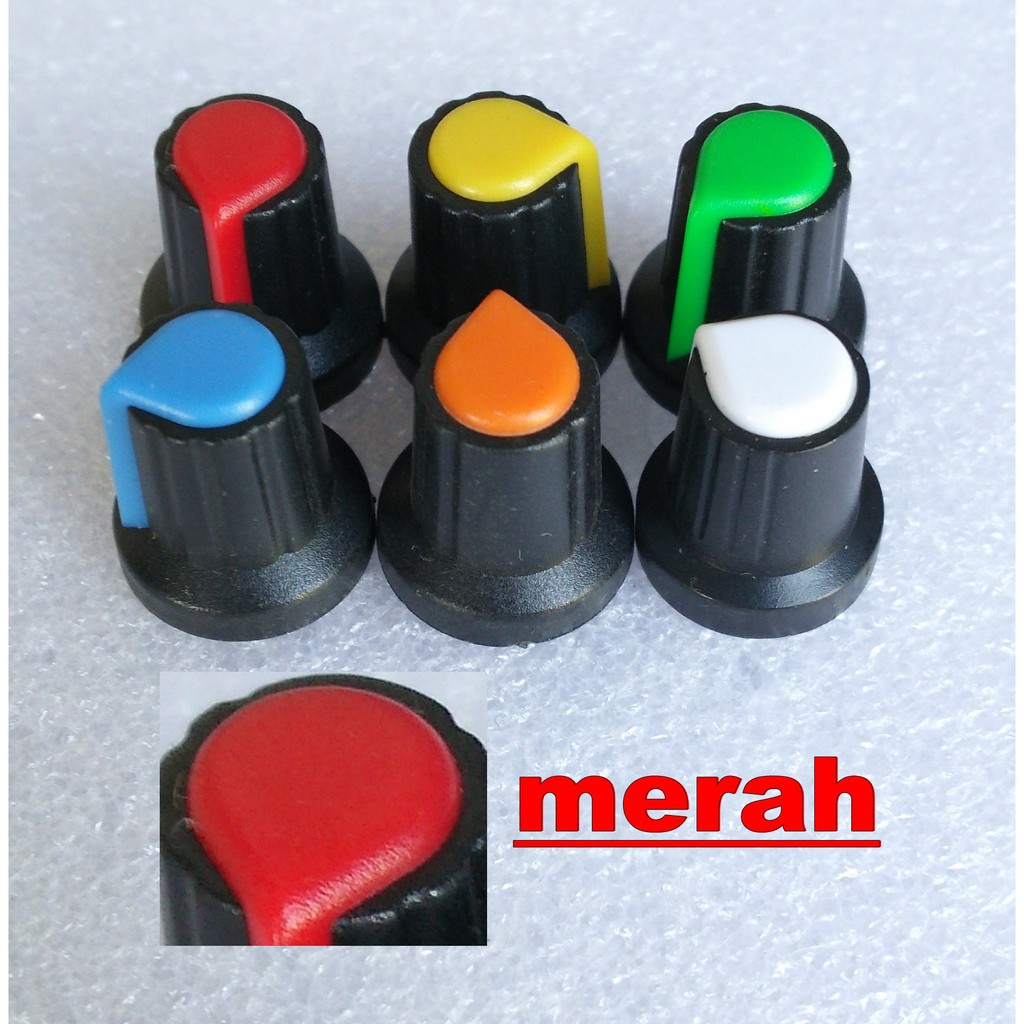 Knob Potensiometer Warna Merah