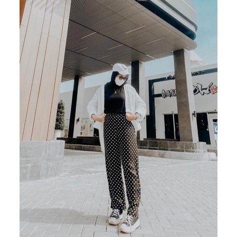 1KG MUAT 5PCS | KULOT HIGHWAIST POLKADOT SERIES HITS KOREAN STYLE HITS OOTD SELEBGRAM FASHION GROSIR MURAH TERBEST SELLER