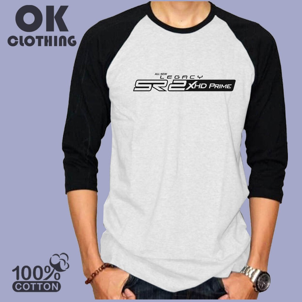 Tshirt Kaos Raglan 3-4 Legacy Bus SR2 XHD Prime Karoseri Laksana