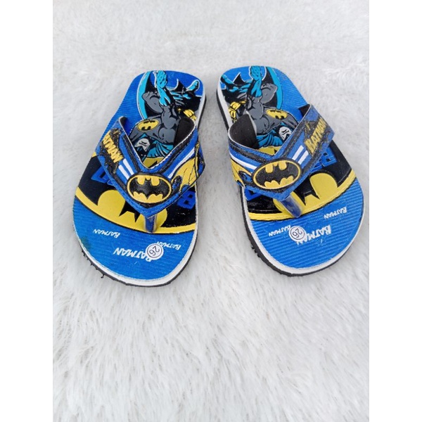 Sandal Jepit Anak laki laki Motif BTMN Terbaruuu