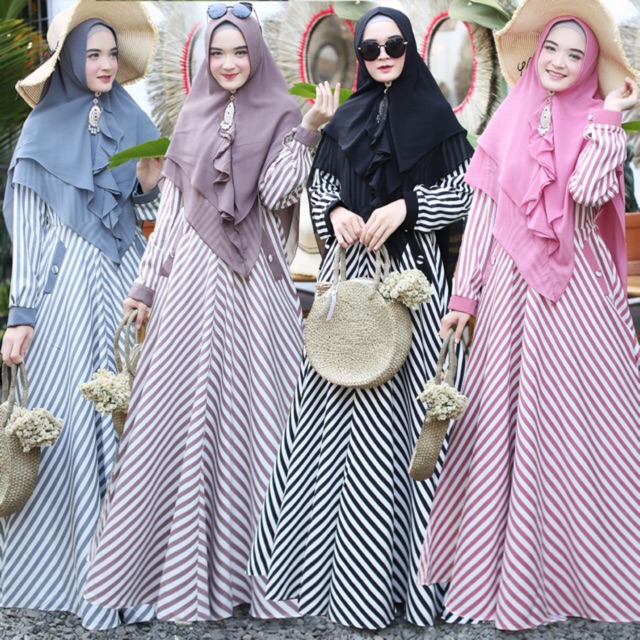 Gamis Anissa Syari Set Ori by Humaira Part 4