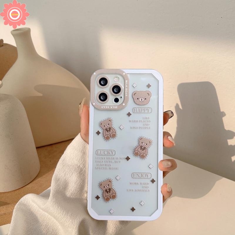 Casing Tpu Xiaomi POCO X3 Pro NFC POCO M3 M4 Pro Redmi 10 10C 9A 9 9T 9C NFC Redmi Note 11 11S 10 10S 8 9S 10 Pro Max Plus Motif Beruang