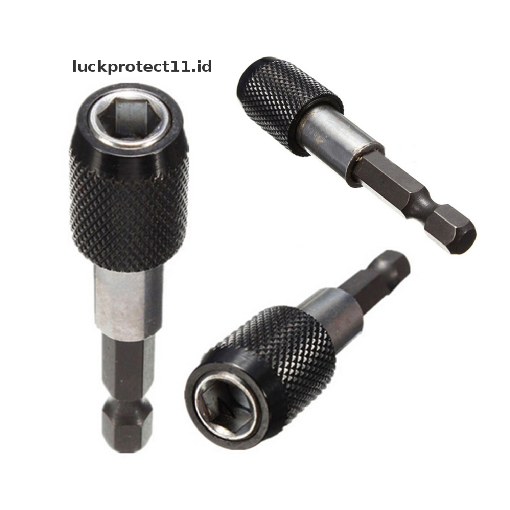 // Hg &amp; ID// 1per4 &quot;60mm Hex Shank Magnetic Quick Release Mata Obeng Drill Holder Tools