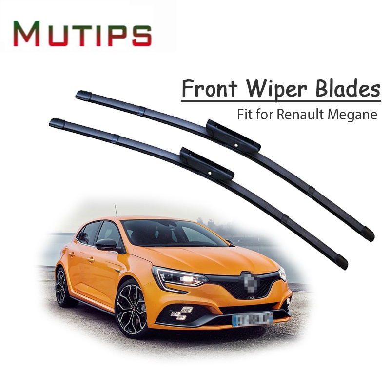 1 Set Karet Wiper Kaca Depan Mobil Untuk Renault Megane MK2 MK3 2016 2015 2014-2002