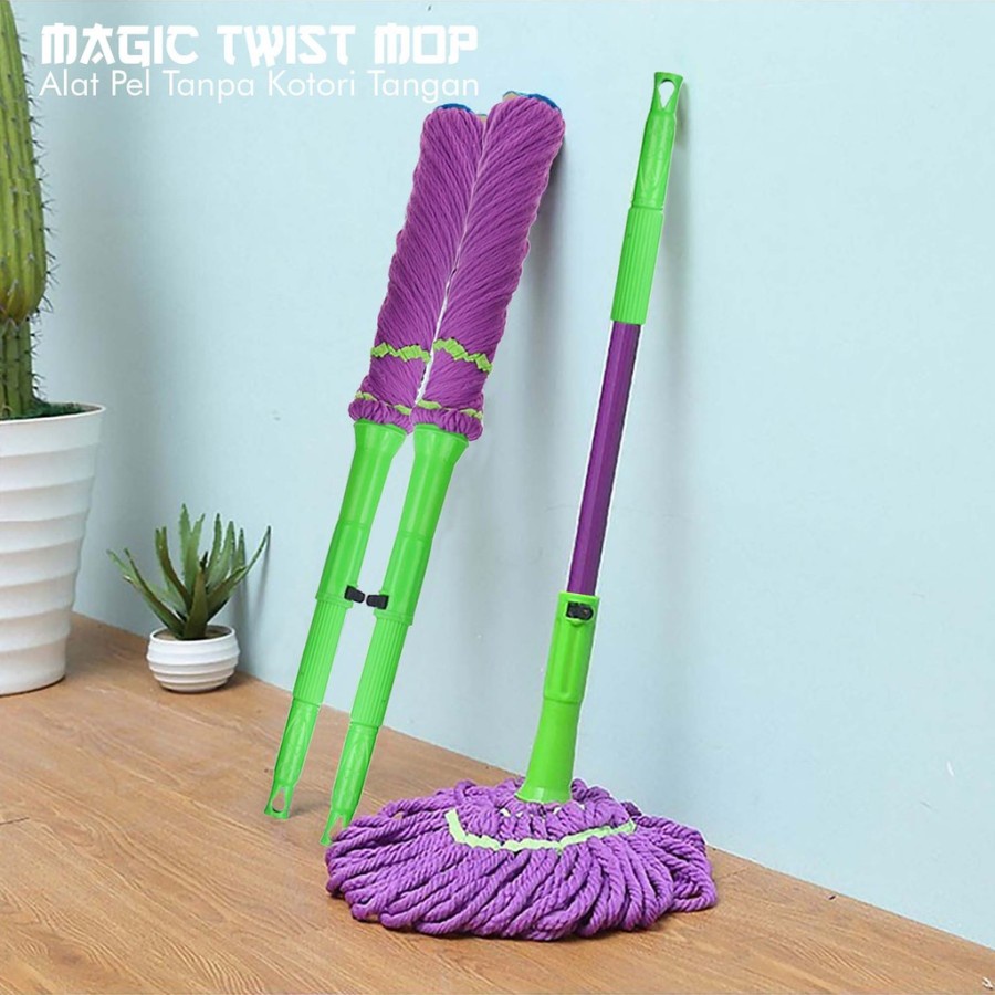 Twist Mop Set Alat Pel Otomatis