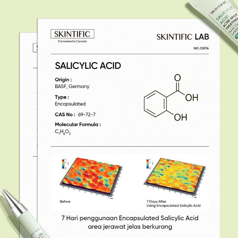 (BISA COD) SKINTIFIC SALICYLIC ACID BHA ACNE SPOT TREATMENT