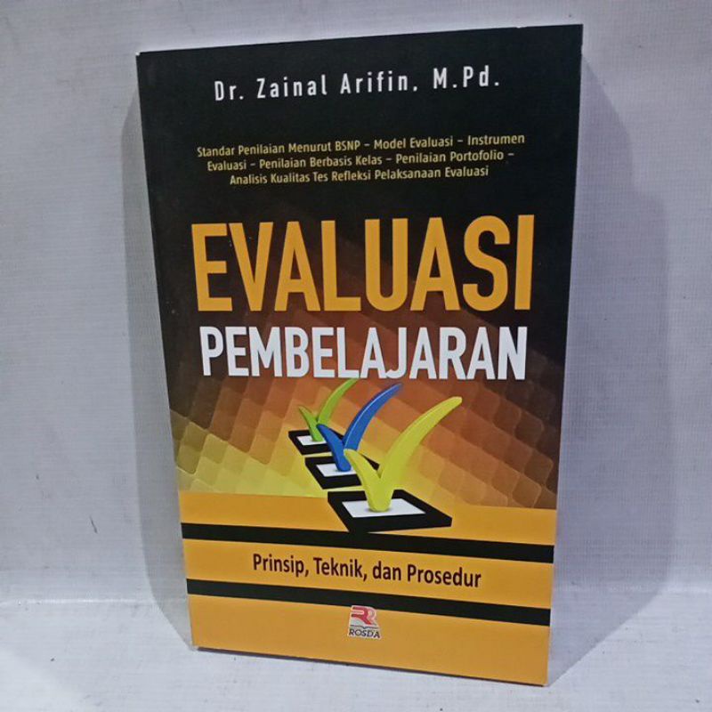 

buku evaluasi pembelajaran