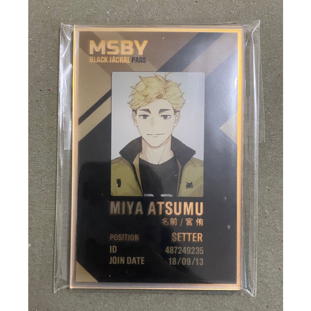 ACRYLIC CARD ATSUMU by RIMUMU