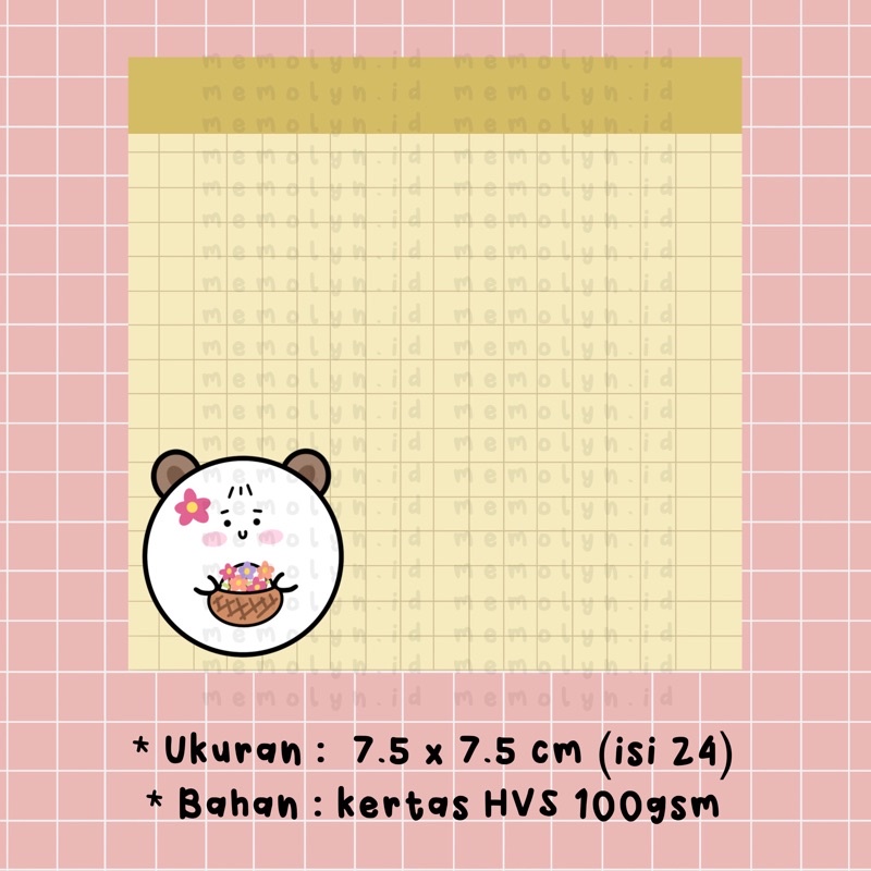 

Memo / Notes Molyn Garden HVS 100gsm