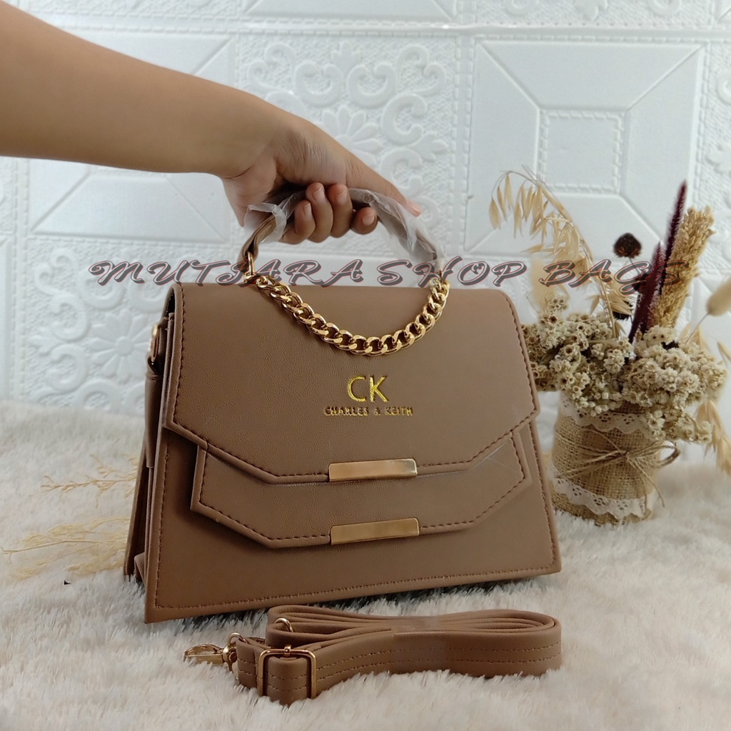 NEW ARRIVALL!!! TAS SELEMPANG WANITA CK BEHEL DOUBLEE FULL ACC IMPORT TERBARU