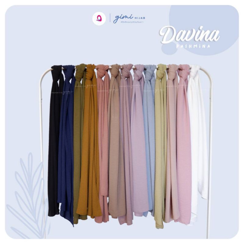 DAVINA PASHMINA by Gimi hijab