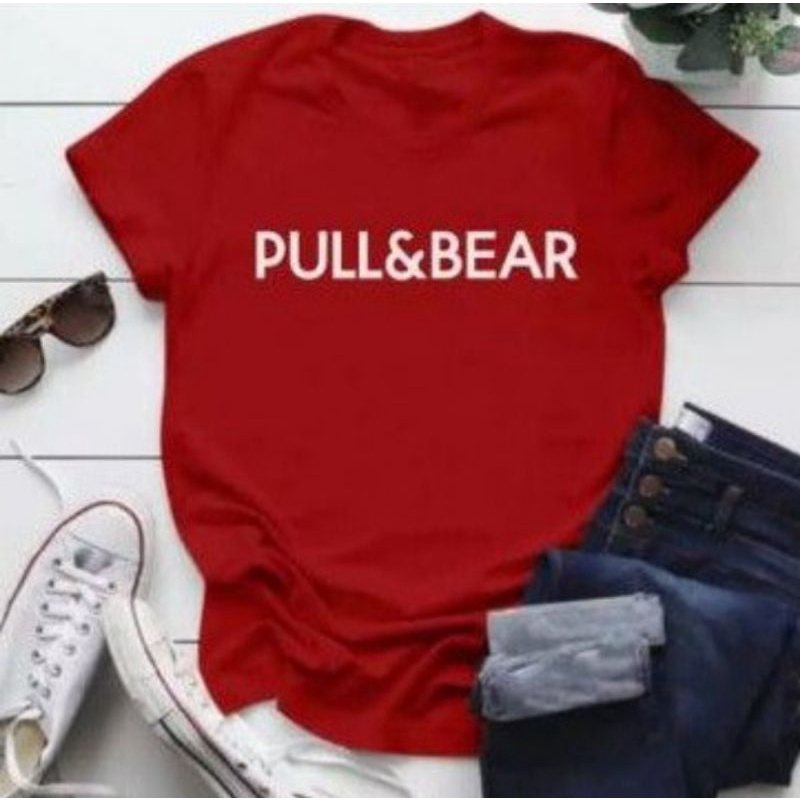 kaos distro pul bear ll cotton combed