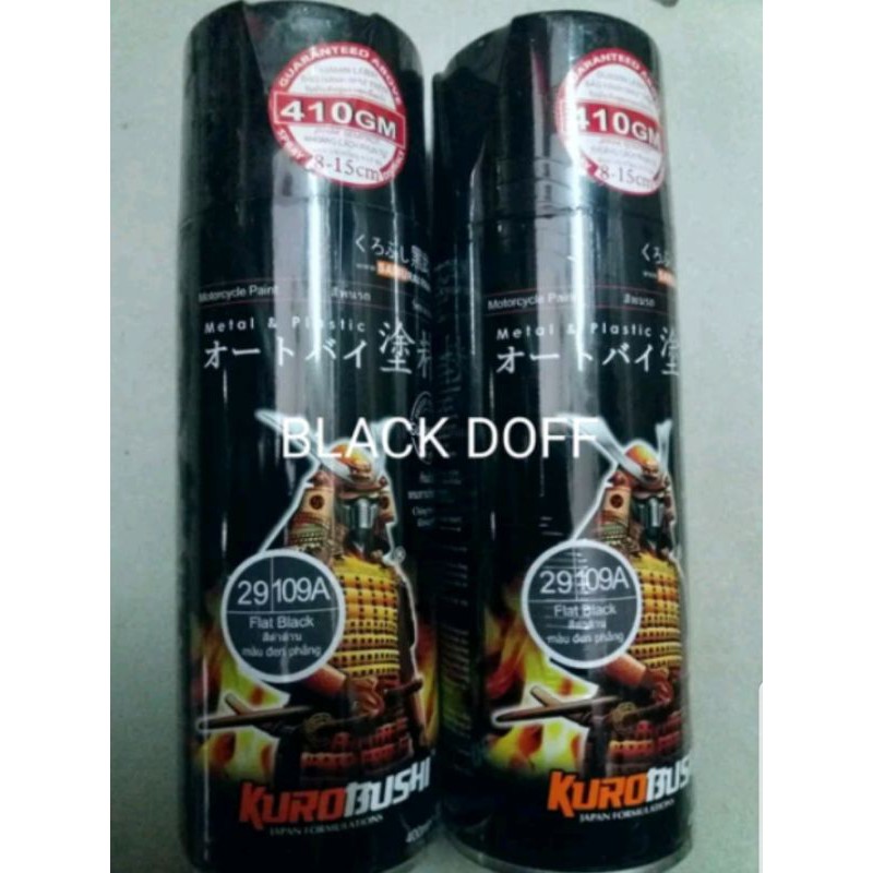 PILOX SAMURAI PAINT HITAM DOP FLAT BLACK 109A