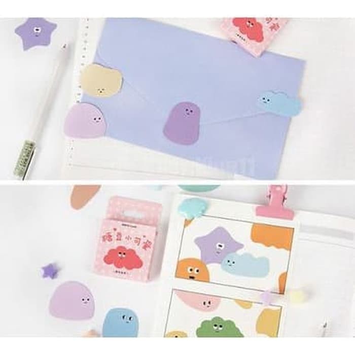 Label Sticker - Colorful Cute Buble (46pcs)