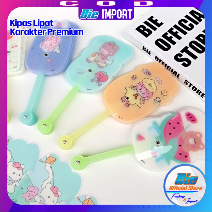 Kipas Lipat  Korea Karakter Impor Best Seller