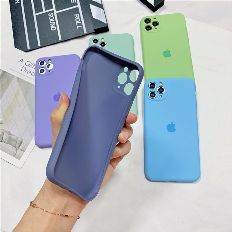 [Ready]Case iPhone 11 Candy Color Soft TPU Phone Case IPhone 6 6s 7 8 Plus Cover XR SE2020 Protective Casing phone case-3